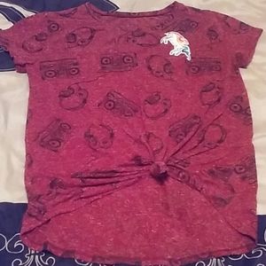 Girl's tee shirt/crop top